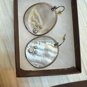 Silpada Iridescent Abalone Earrings